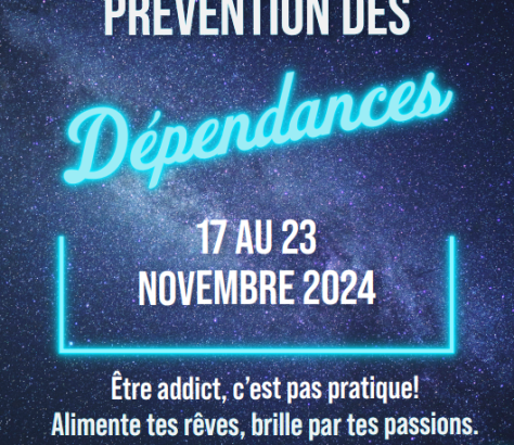 Semaine prévention des dépendances 2024