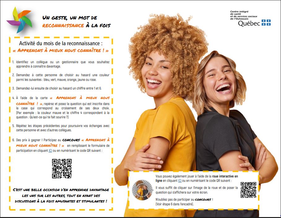 activite mois de la reconnaissance 2025 apprennons a mieux nous connaitre